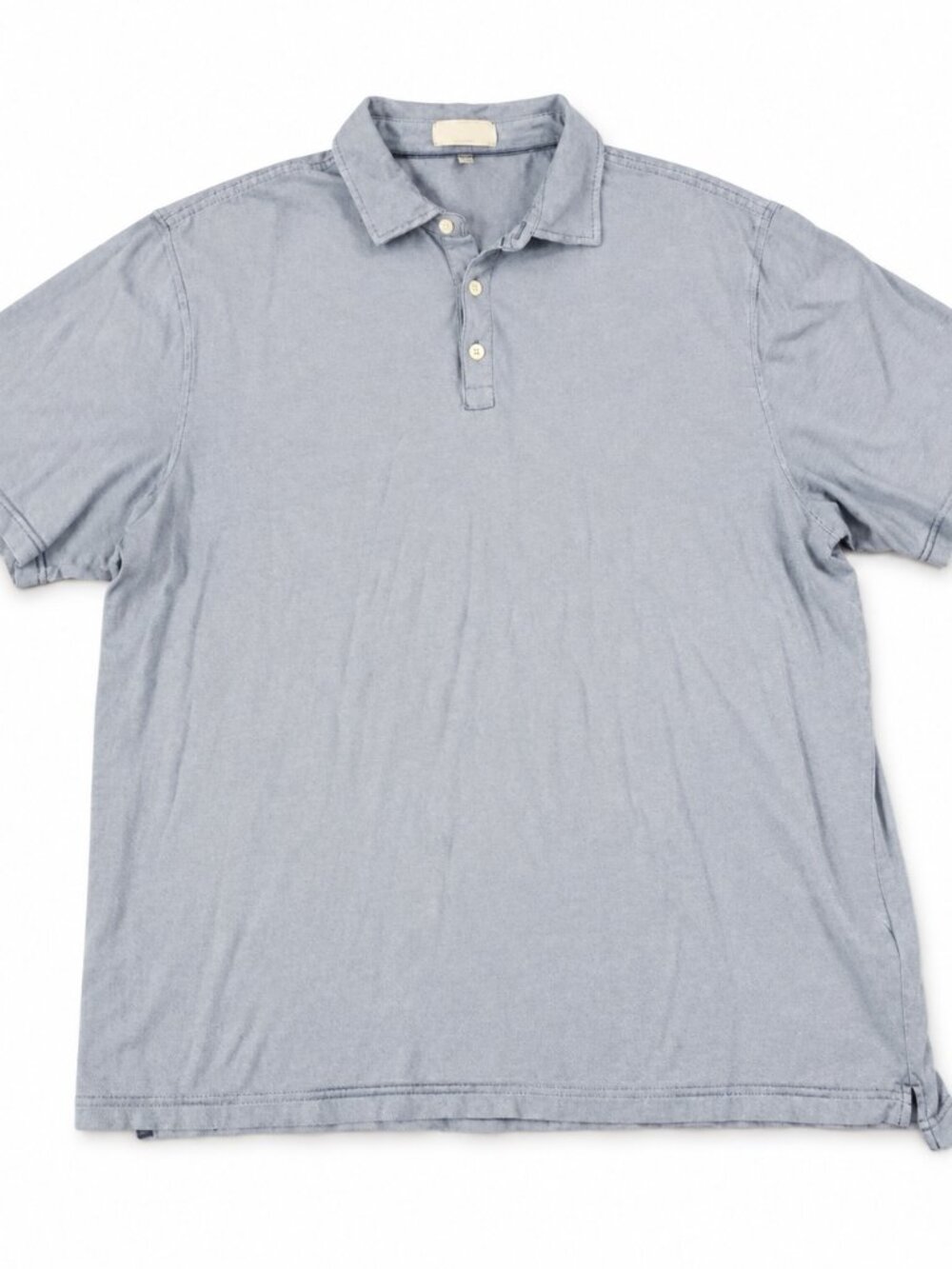 Peter Millar Crown Soft Men’s XL Blue White Micro Stripe Polo Shirt